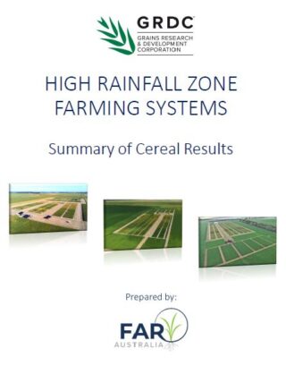 HRZFS Results Summary cover page